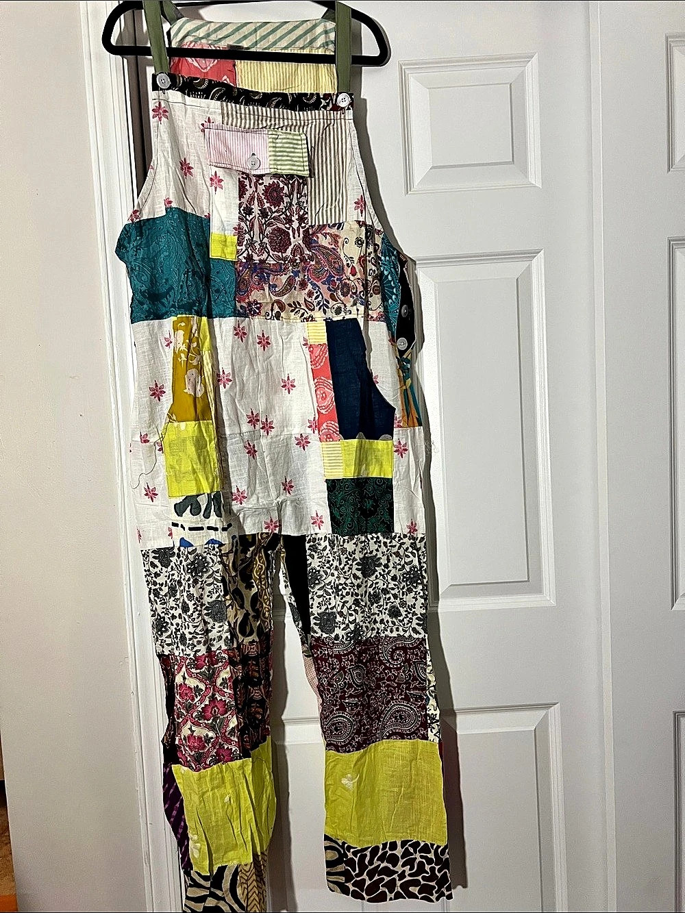 NWOT Women's Patchwork Jumpsuit in Multicolor